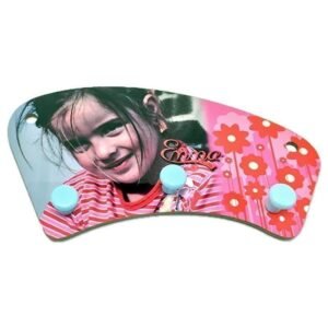 Colgador mini personalizado con fotos Azul o Rosa