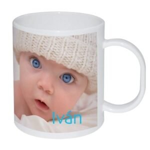 Taza personalizada con fotos de plástico