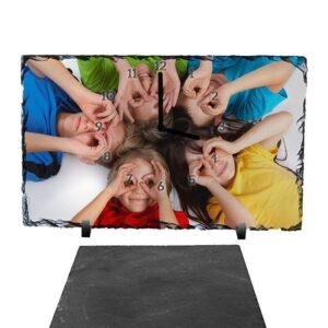 Reloj personalizado con fotos de piedra Mate