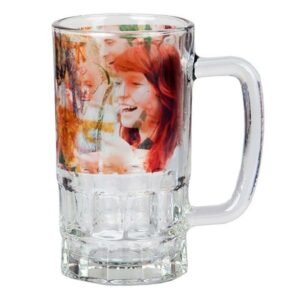 Jarra de Cerveza cristal personalizada con fotos