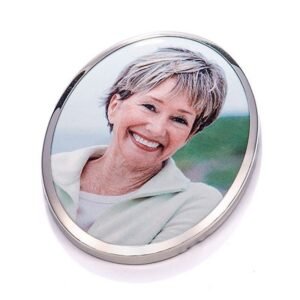 Foto nicho ovalado con marco