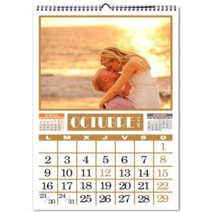 COLORES A3Calendario personalizado con fotos pared