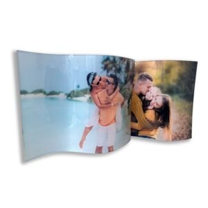 Metacrilato con foto ondulado